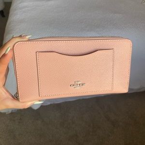 Powder Pink Coach Wallet